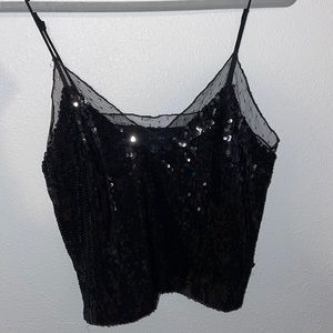 Sequin Tank Top